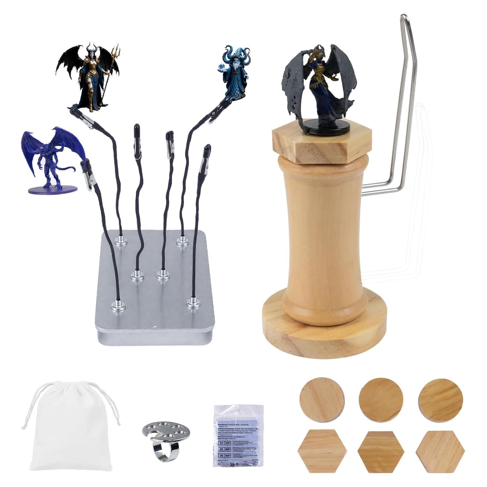 Mango de Pintura Miniatura DigNew ZH-0523 con Accesorios