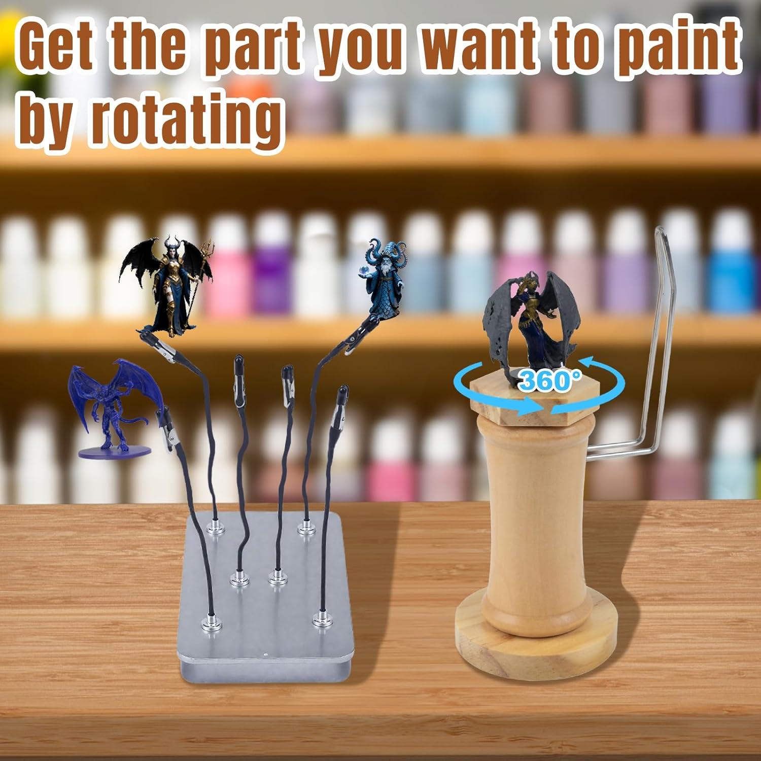 Mango de Pintura Miniatura DigNew ZH-0523 con Accesorios