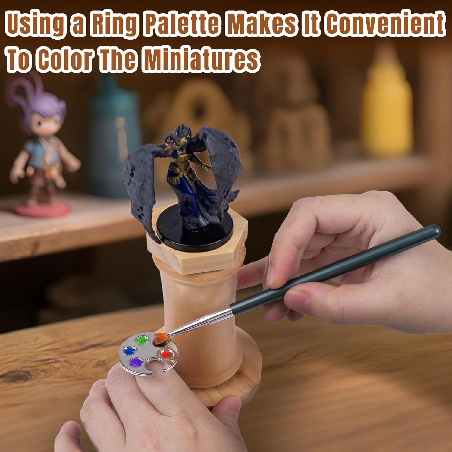 Mango de Pintura Miniatura DigNew ZH-0523 con Accesorios