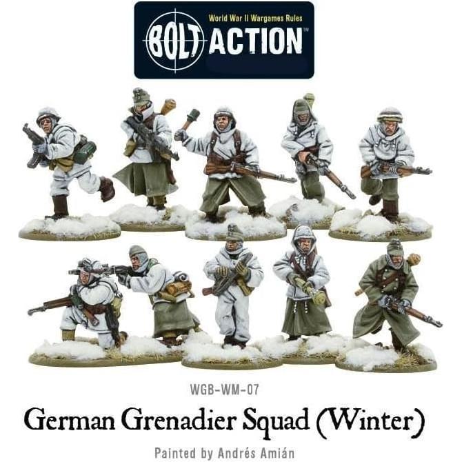 Miniaturas Granaderos Alemanes 28mm Warlord Games - Infantería Invierno