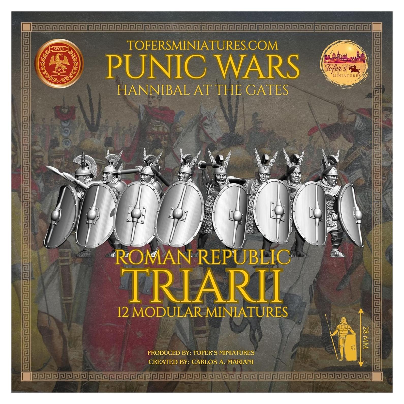 Miniaturas Triarii República Romana 28 mm - Tofer