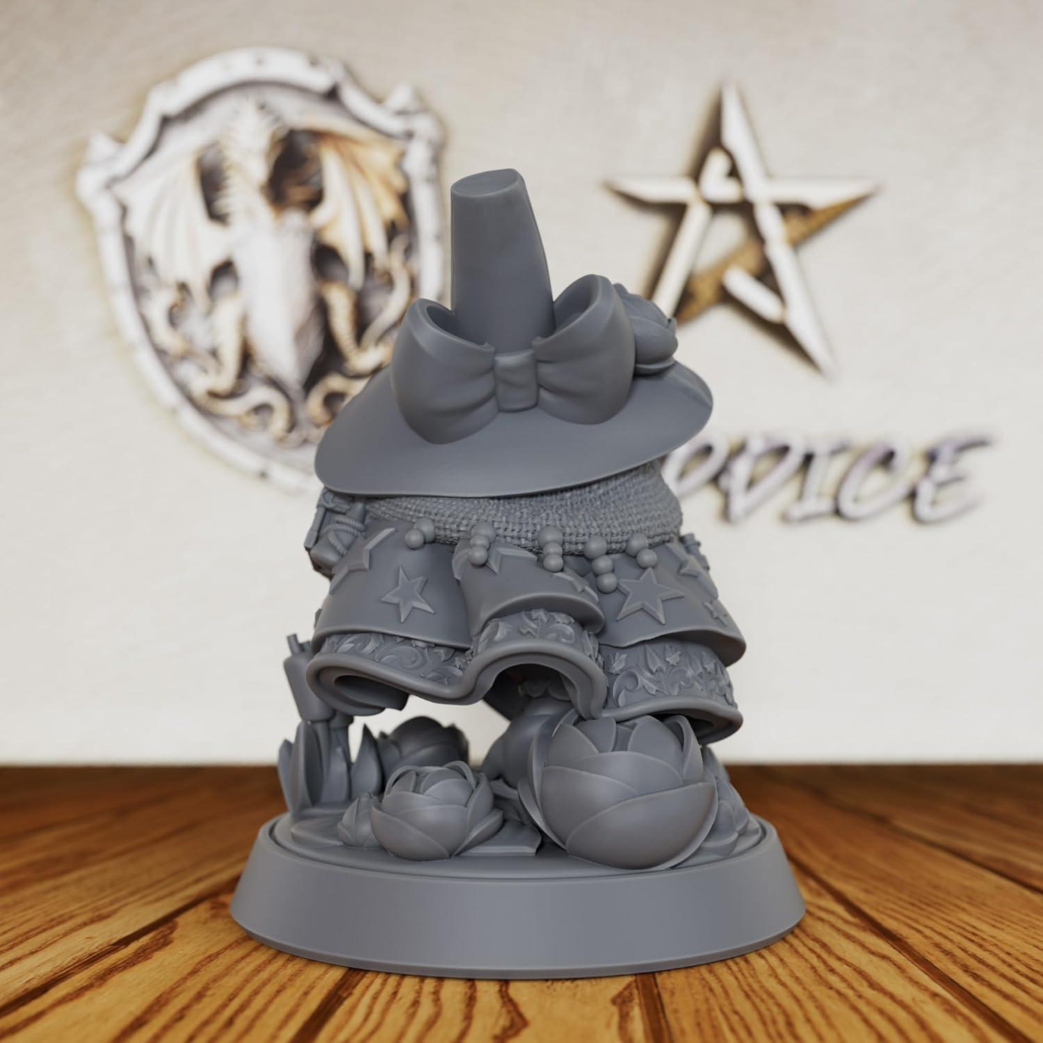 Miniatura Rana Hechicera 32mm AUSPDICE para D&D y RPG