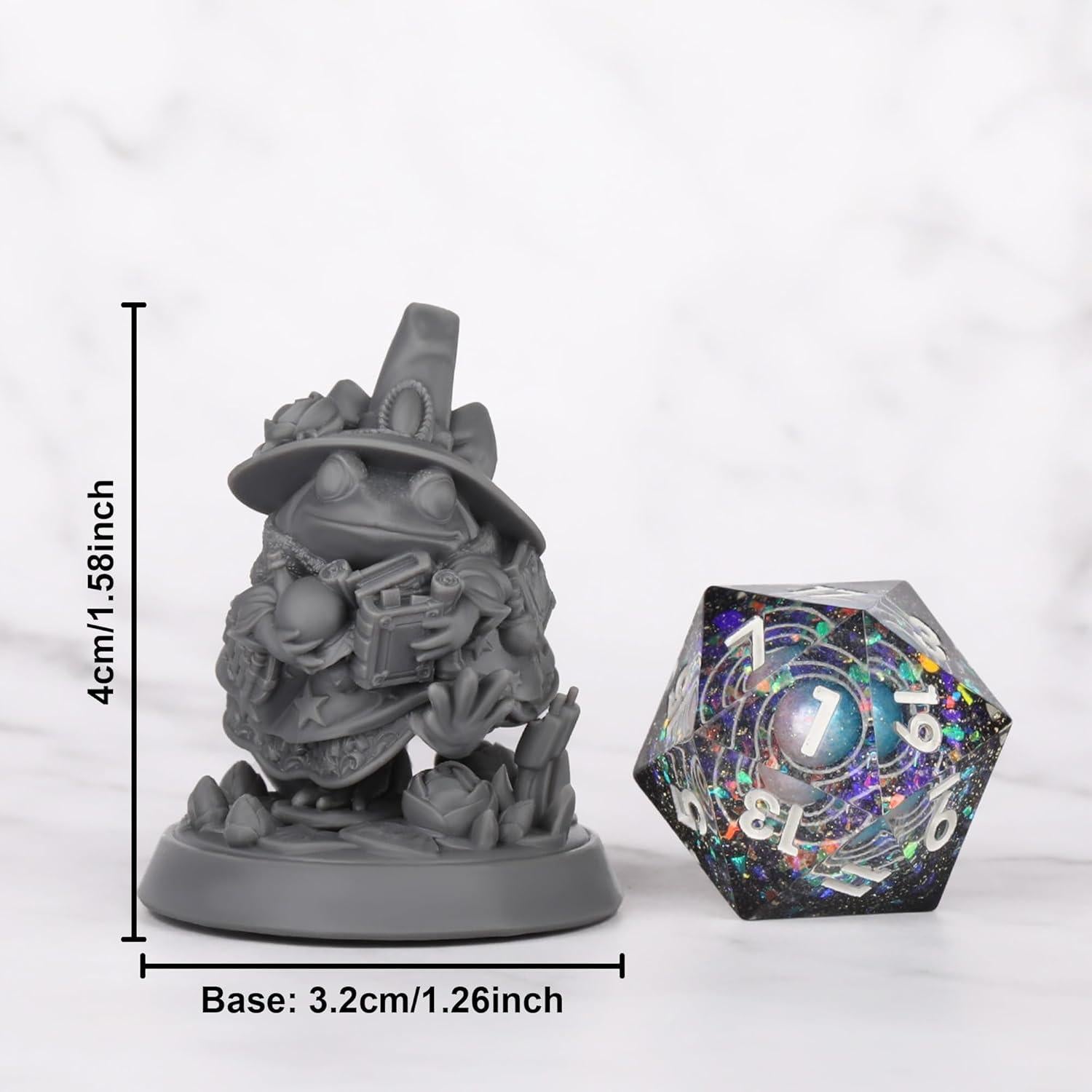 Miniatura Rana Hechicera 32mm AUSPDICE para D&D y RPG