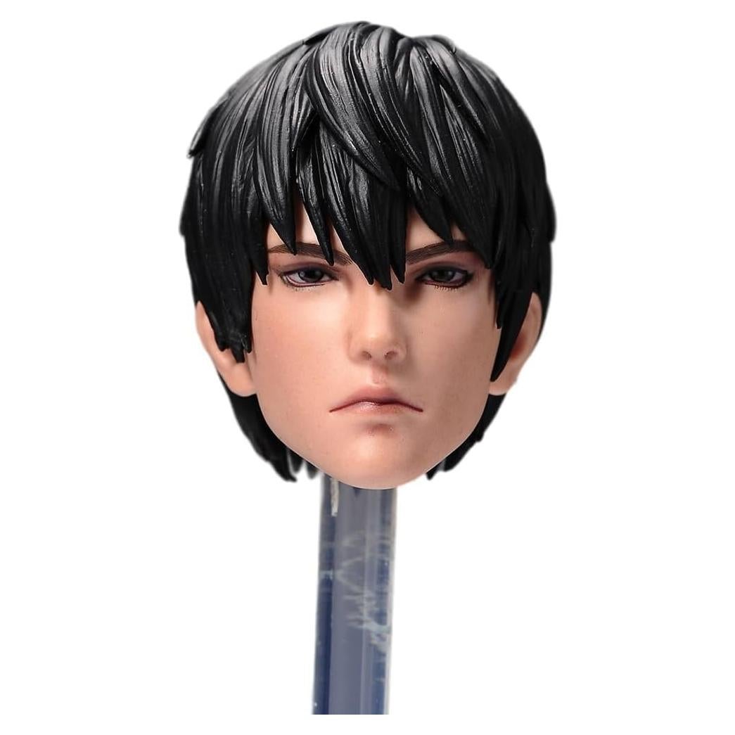 Escultura de Cabeza Masculina 1/6 Kylin Zhang PVC 30.48 cm