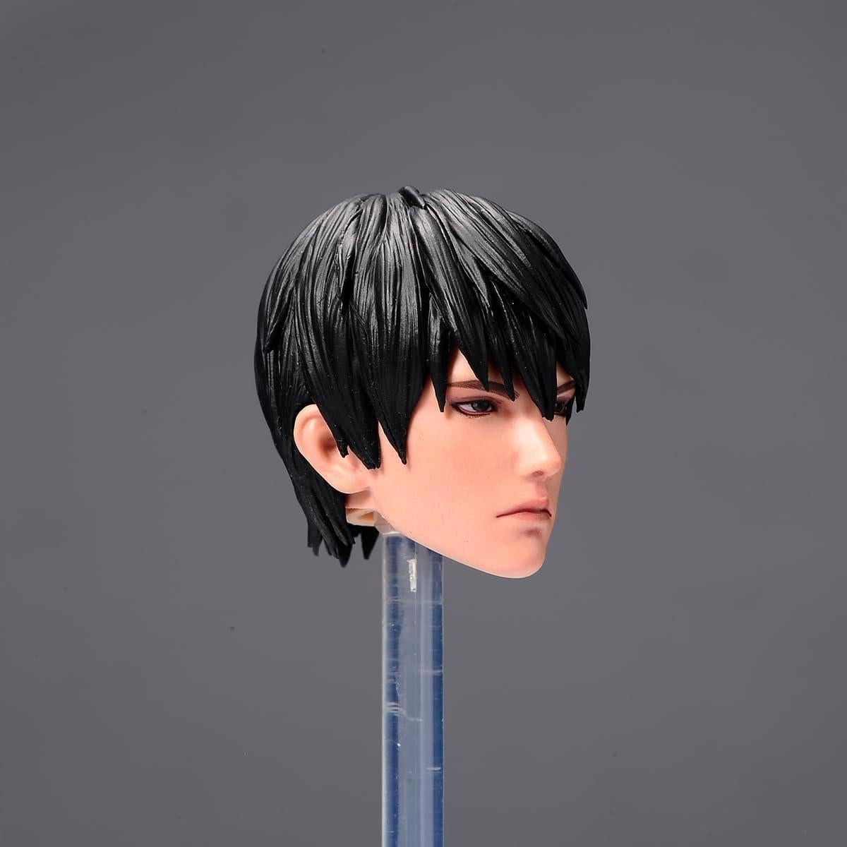 Escultura de Cabeza Masculina 1/6 Kylin Zhang PVC 30.48 cm