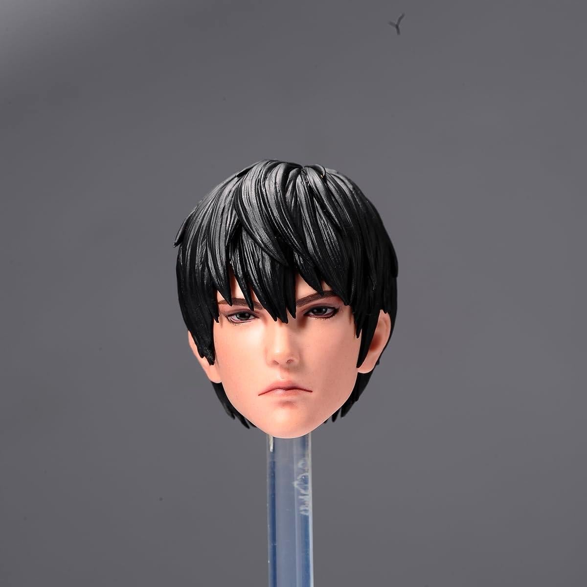 Escultura de Cabeza Masculina 1/6 Kylin Zhang PVC 30.48 cm