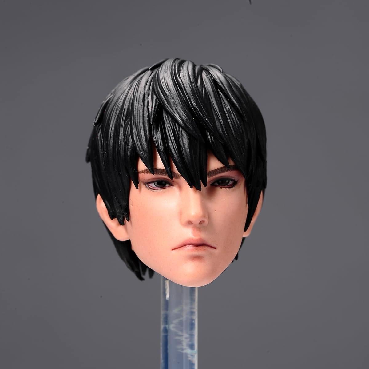 Escultura de Cabeza Masculina 1/6 Kylin Zhang PVC 30.48 cm