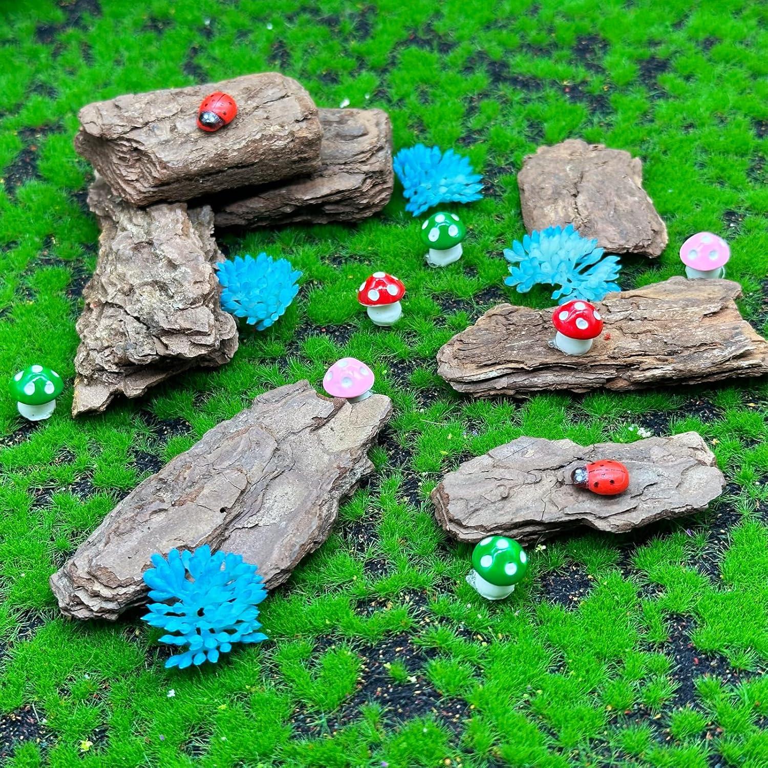 Kit Diorama Cayway 10 PCS Corteza Árbol Miniatura 5-10cm