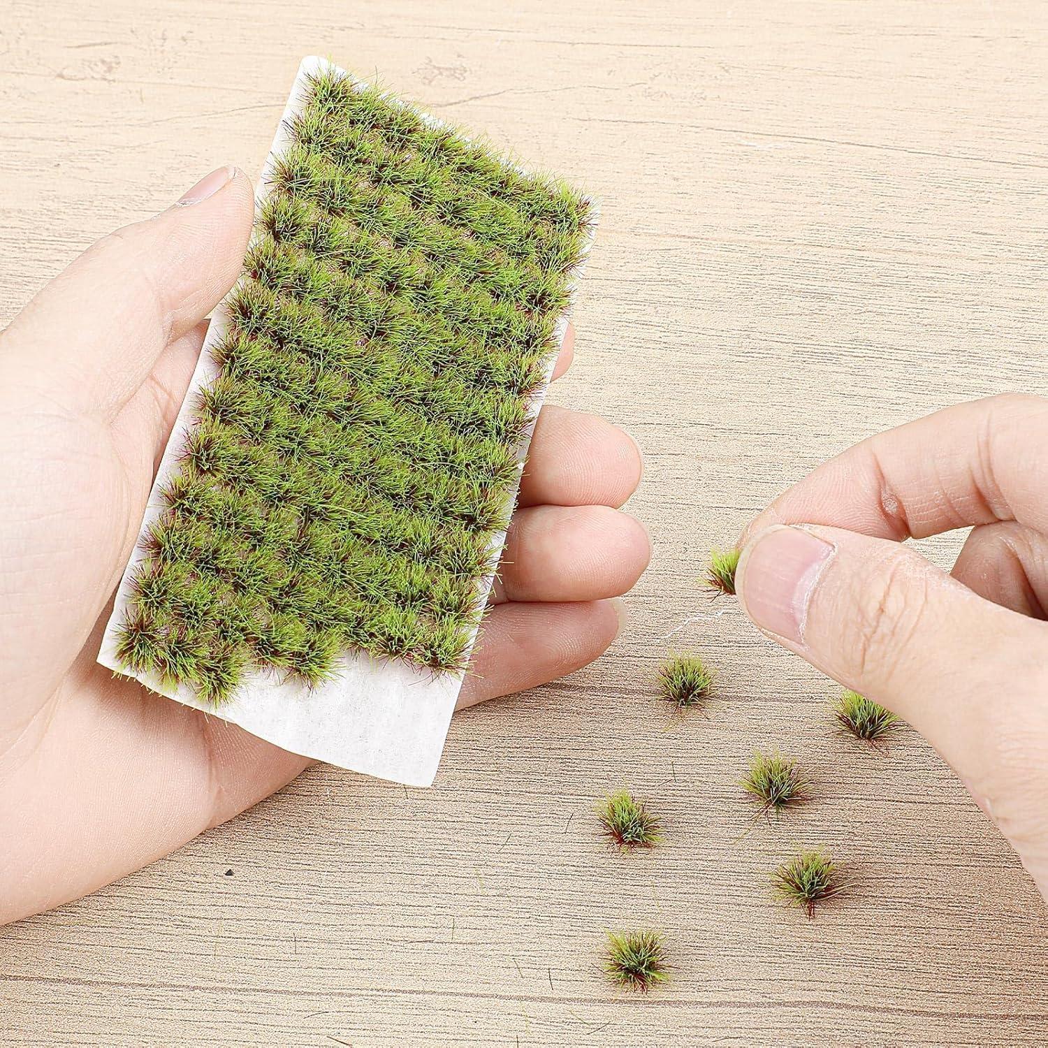 208PCS Hierba Artificial Meyeyaia para Paisajes Miniatura
