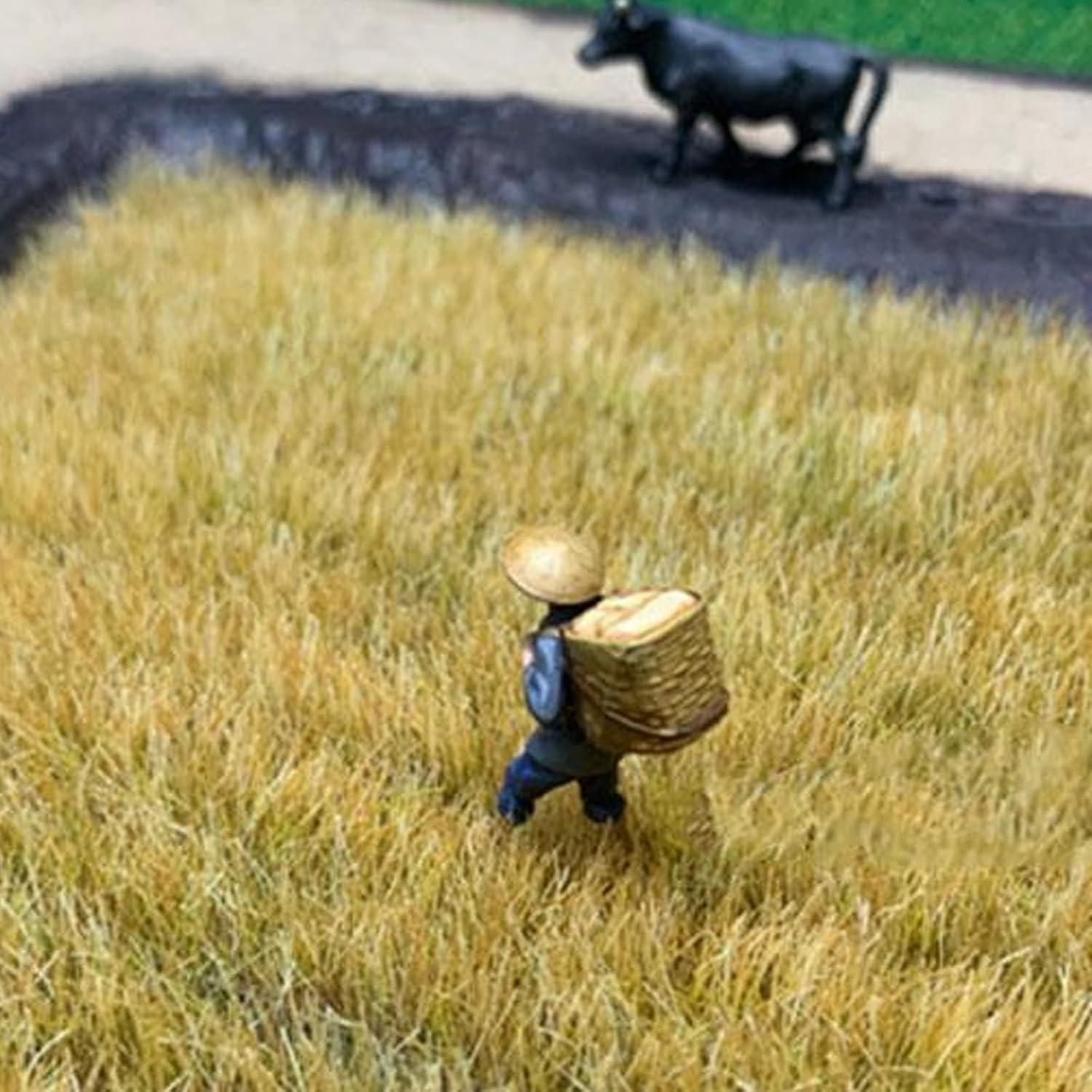 208PCS Hierba Artificial Meyeyaia para Paisajes Miniatura