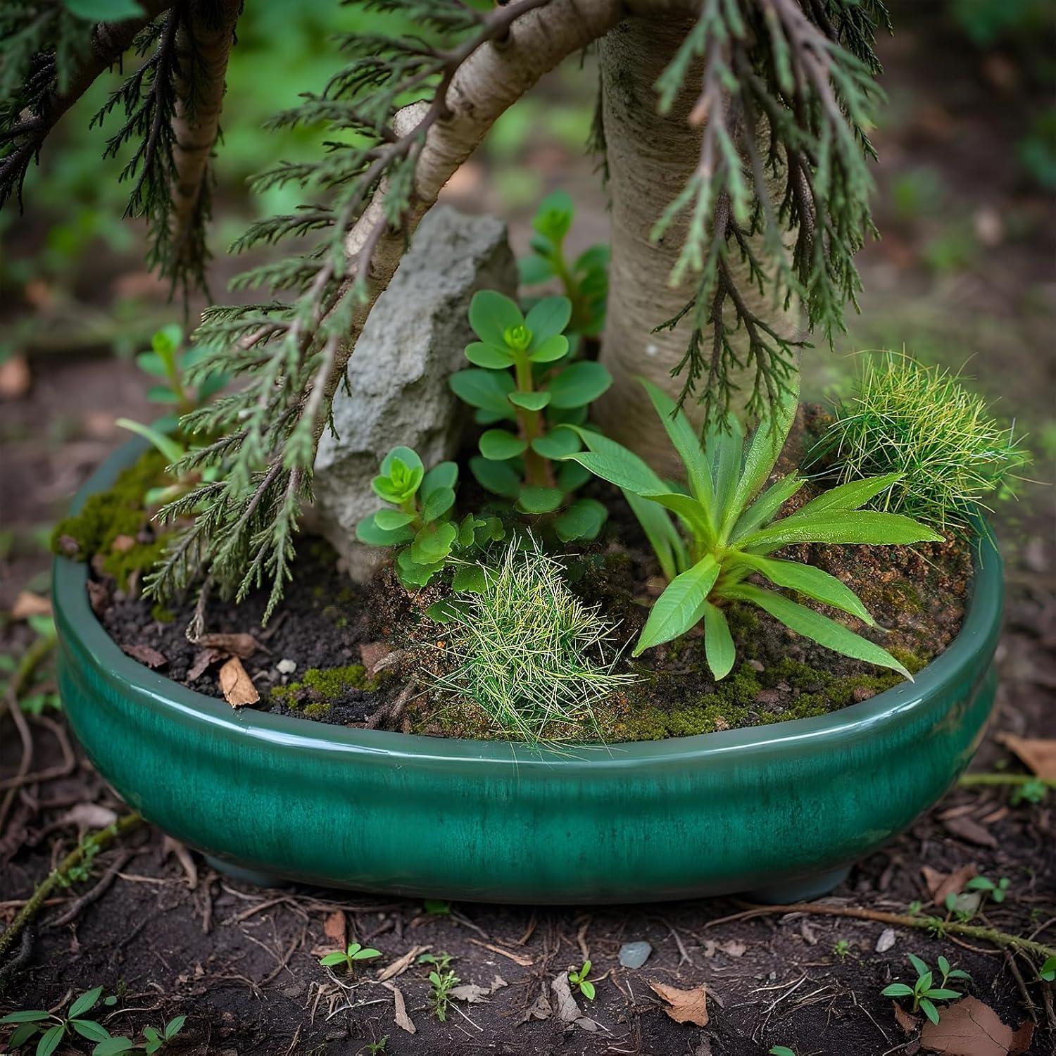 20 Piezas Hierba Estática Verde HekouJiub para Dioramas