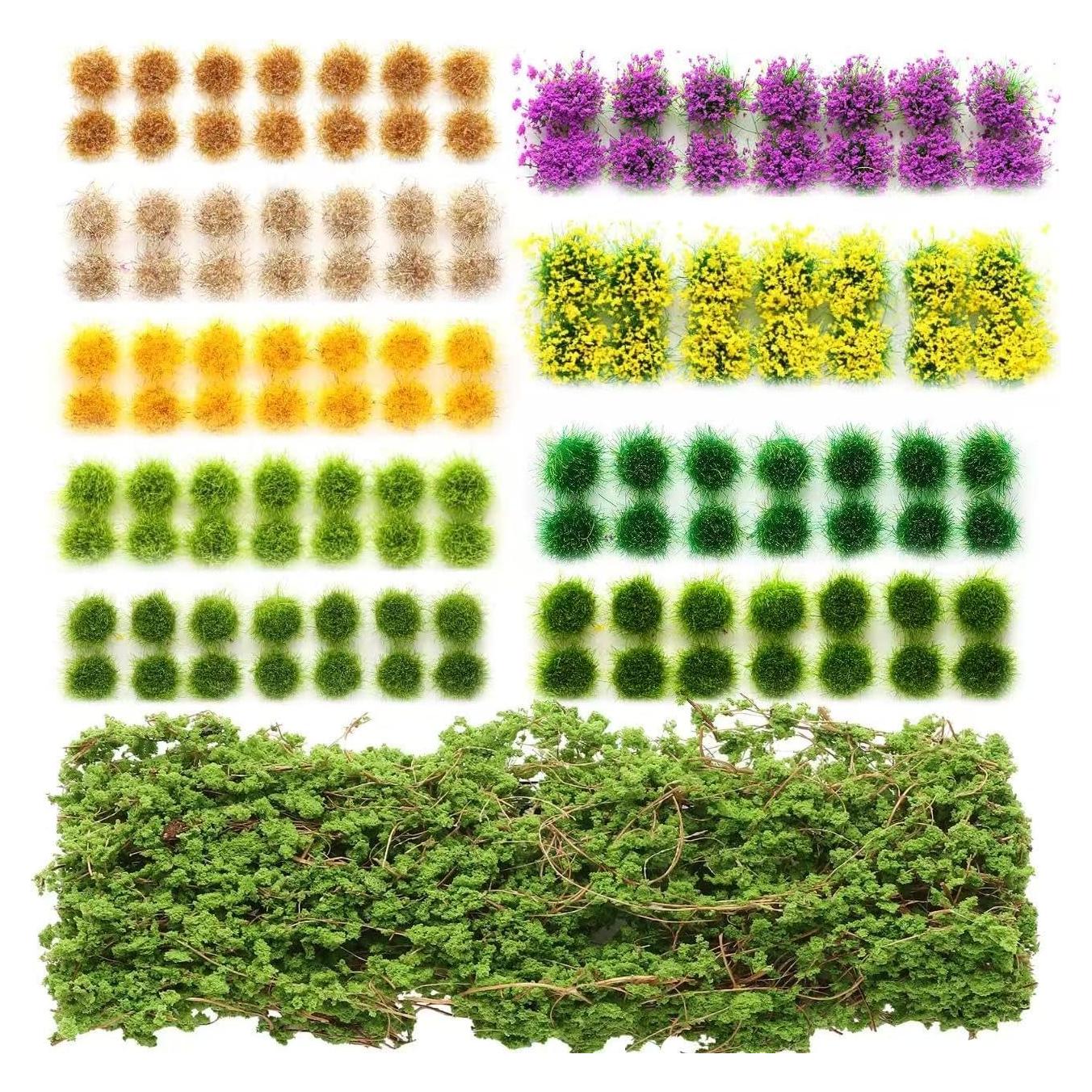 Kit de 126 Piezas de Césped Estático Spriplant para Dioramas