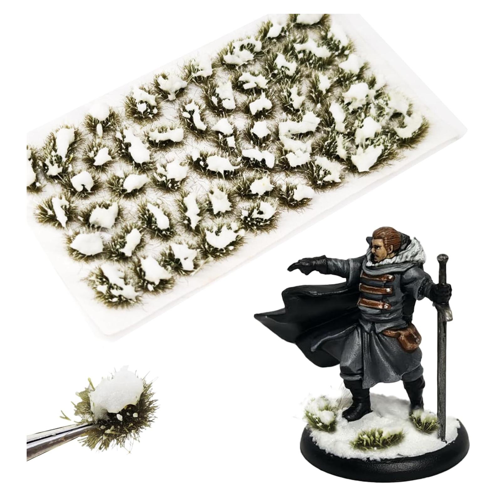 Hierba Estática Nevada Warmtree para Paisaje Miniatura 1 Caja