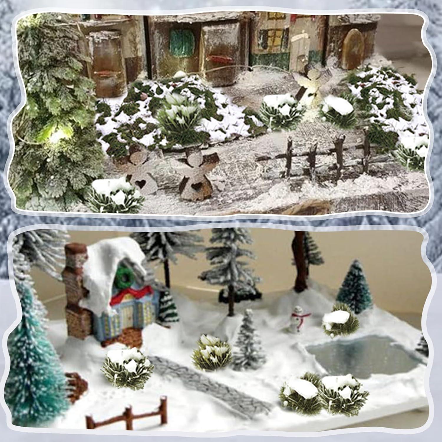Hierba Estática Nevada Warmtree para Paisaje Miniatura 1 Caja