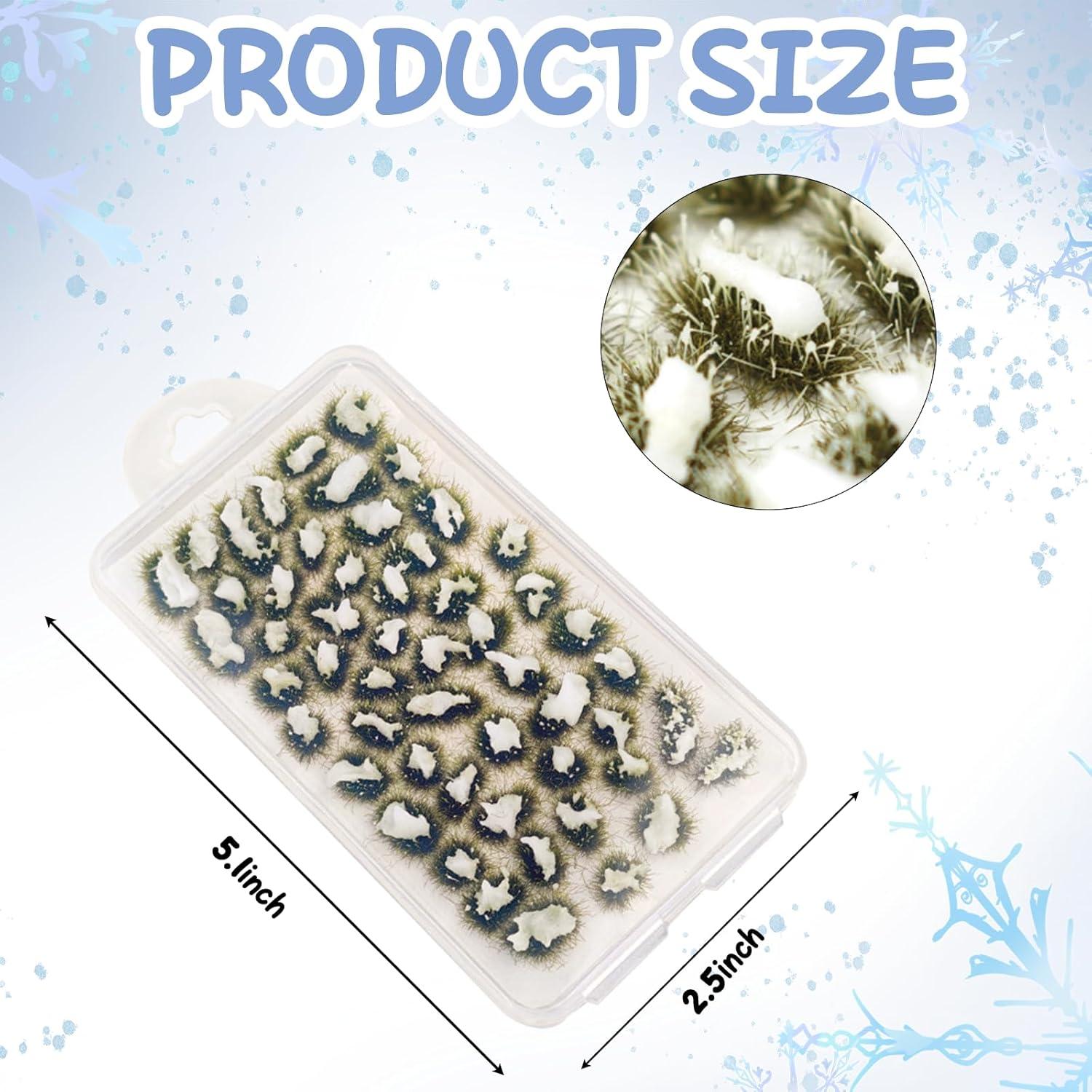 Hierba Estática Nevada Warmtree para Paisaje Miniatura 1 Caja