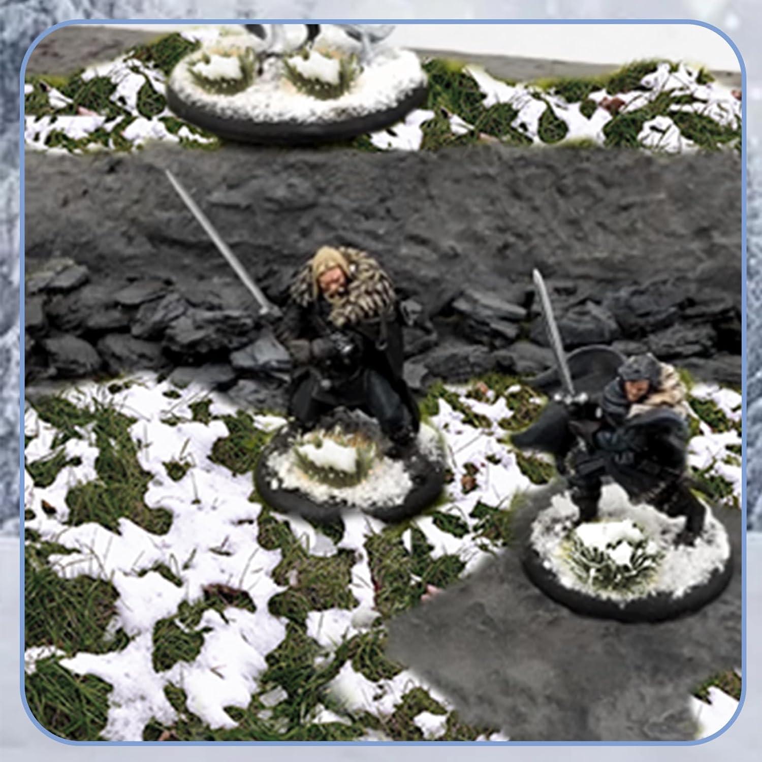 Hierba Estática Nevada Warmtree para Paisaje Miniatura 1 Caja