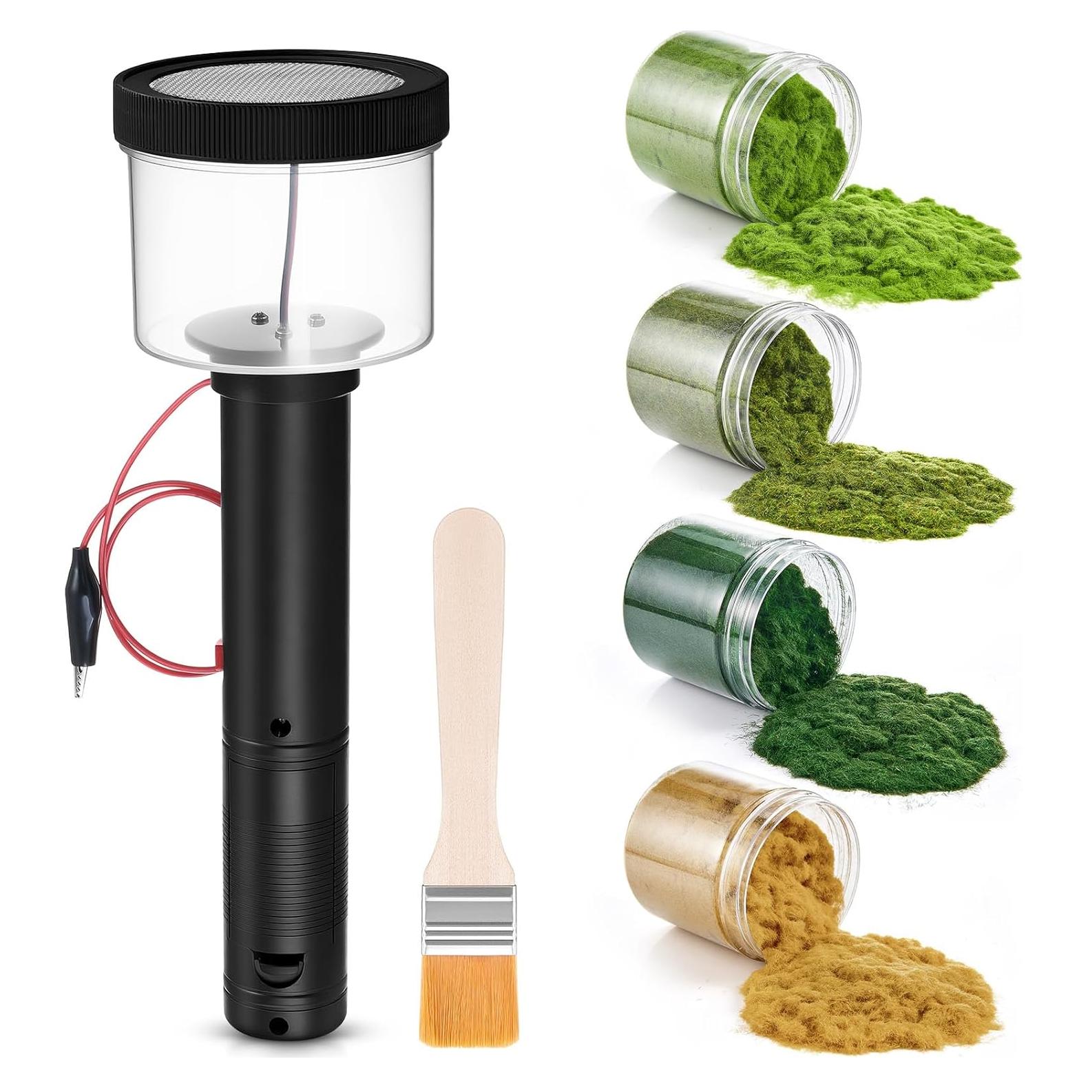 Kit Aplicador de Hierba Estática Tioncy con 4 Colores 60g