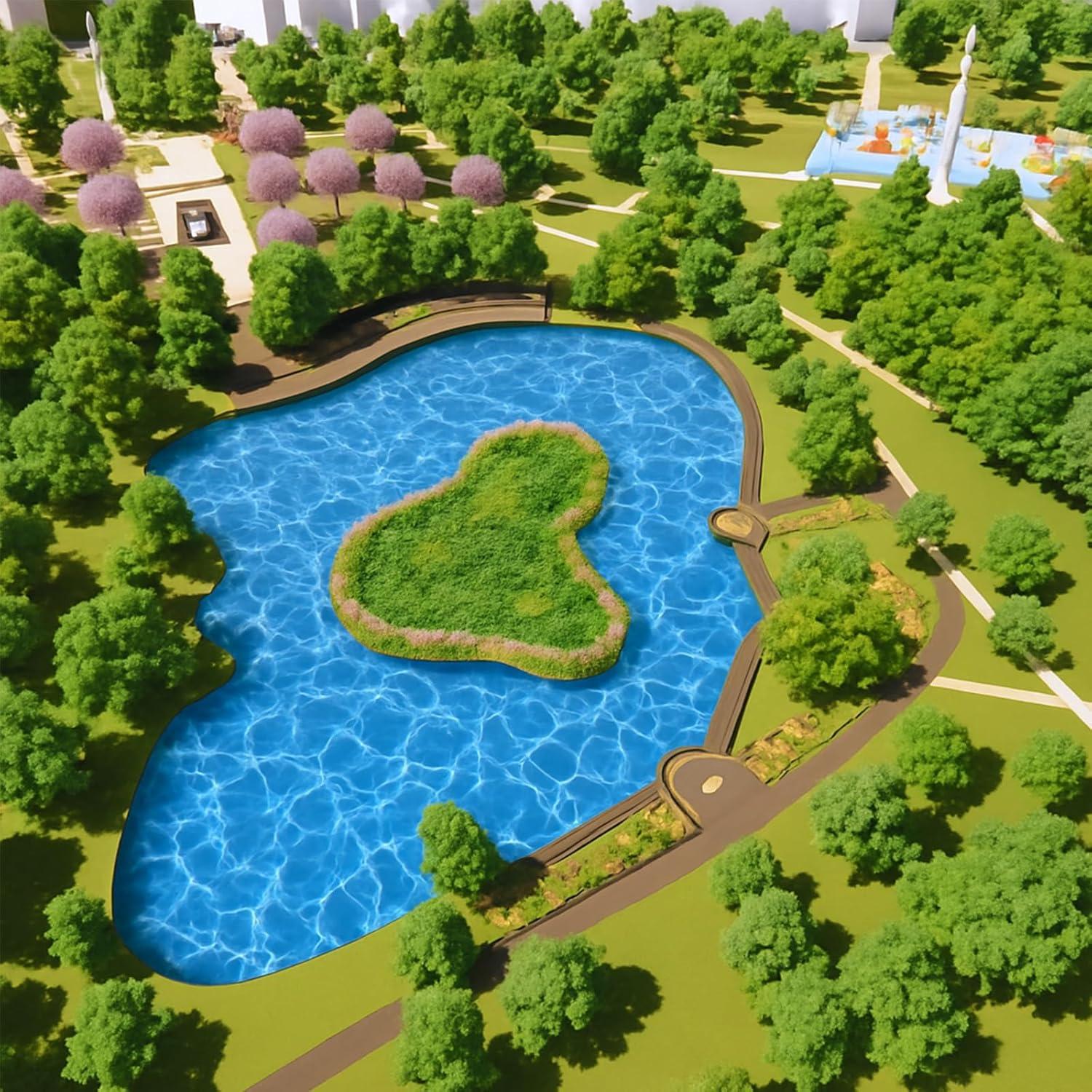 Pegatinas de Agua Ripple Telooco 6 Hojas Autoadhesivas 297x210mm