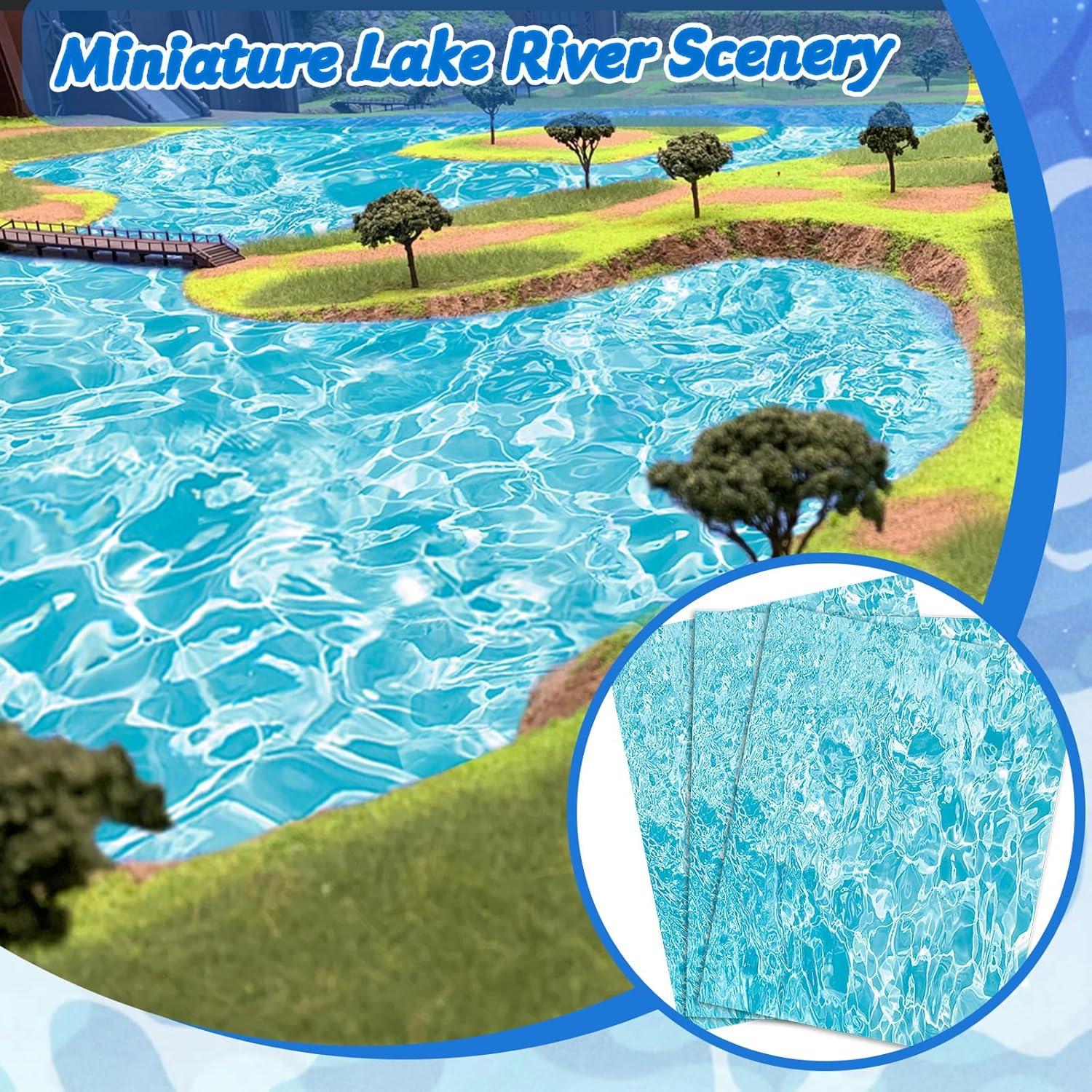 Calcomanías de Agua Ripple Warmtree 6 Pcs 29.5x21 cm