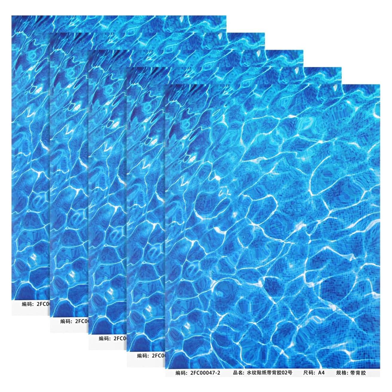 Hoja de Agua Artificial DIYEAH 25 Hojas 29.5x21 cm