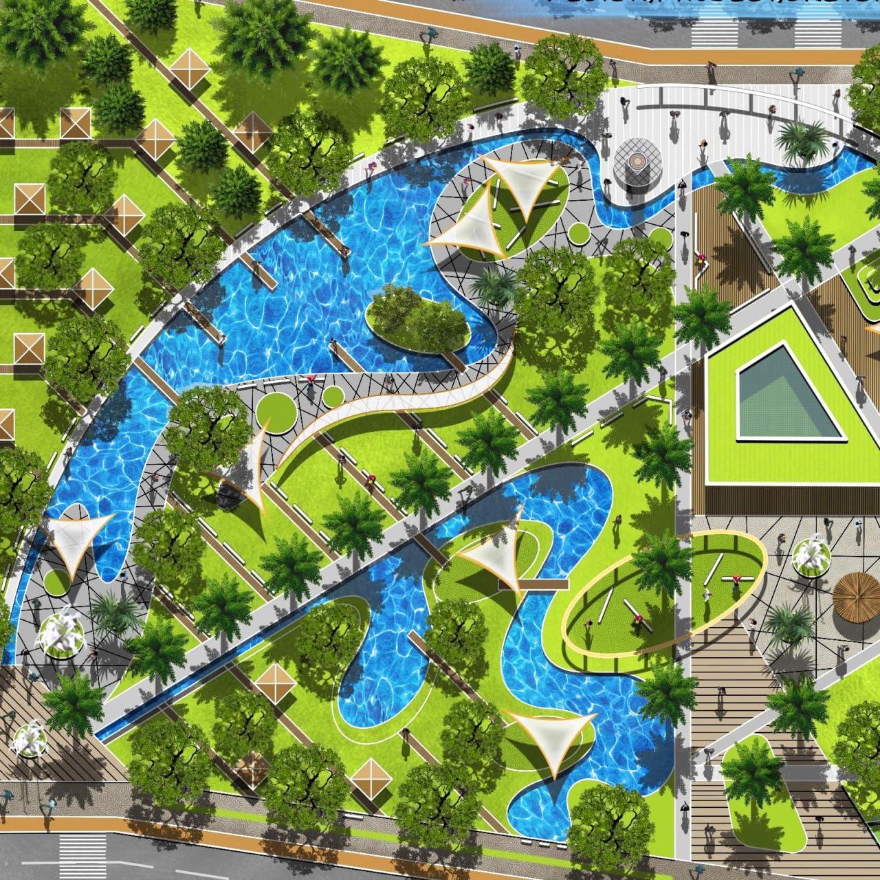 Hoja de Agua Artificial DIYEAH 25 Hojas 29.5x21 cm