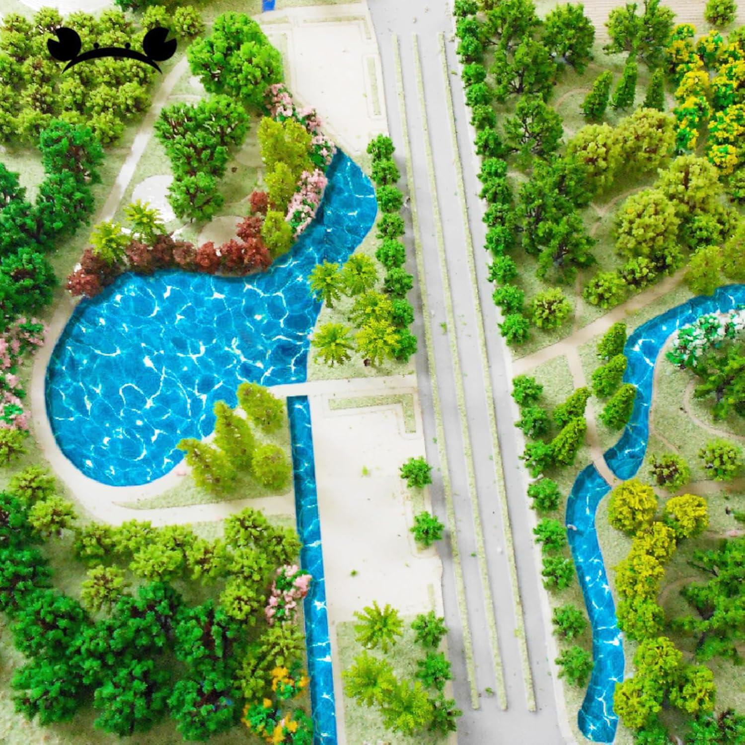 Pegatinas Decorativas de Agua Artificial Cabilock 5PCS 29.5x21cm