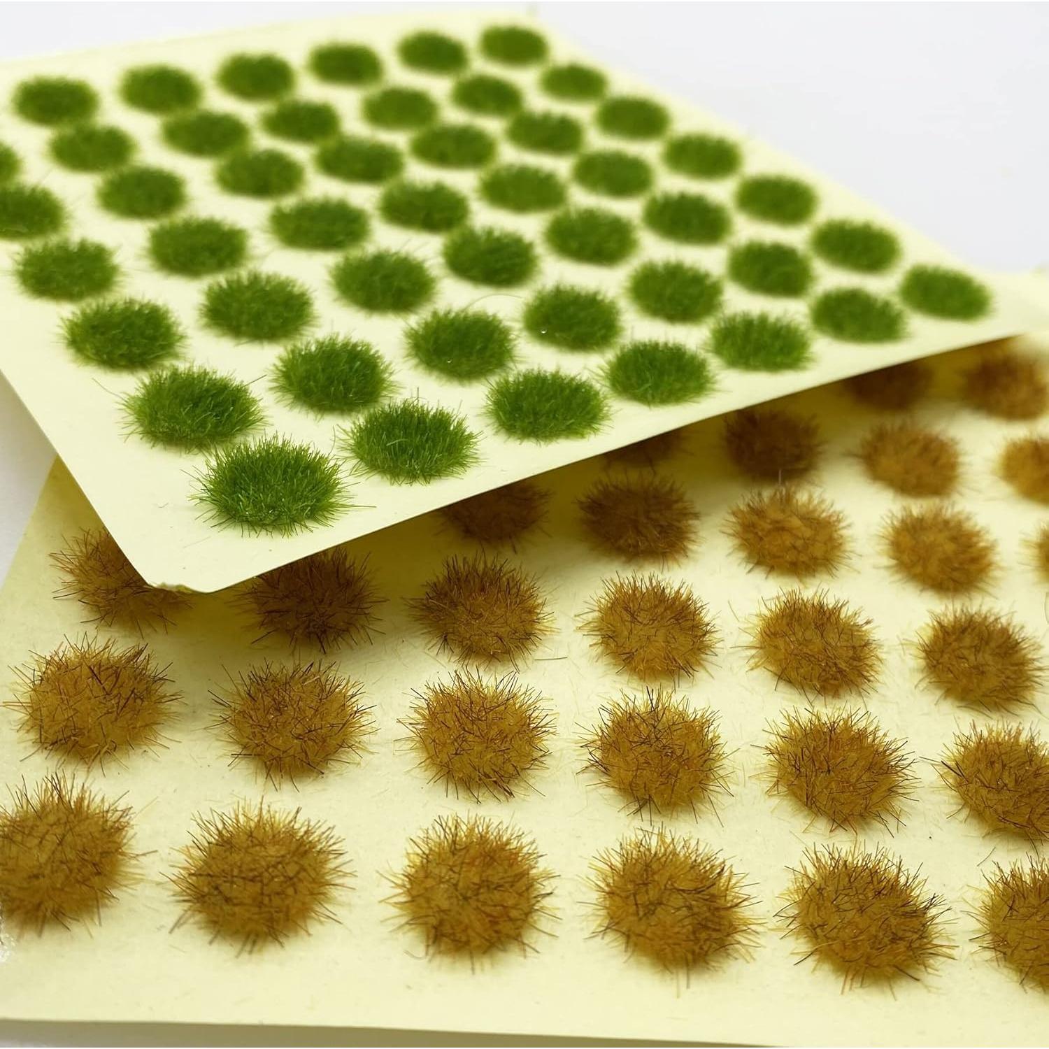 Césped Simulado Cayway Tufts 94PCS para Diorama y Paisaje