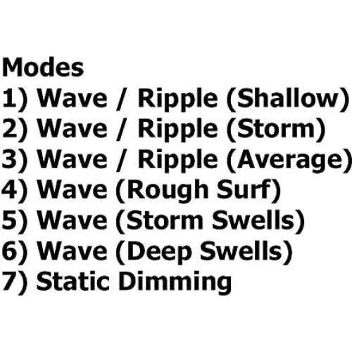 Controlador de Efectos de Agua WEC1 - 6 Modos, 12V, Portátil