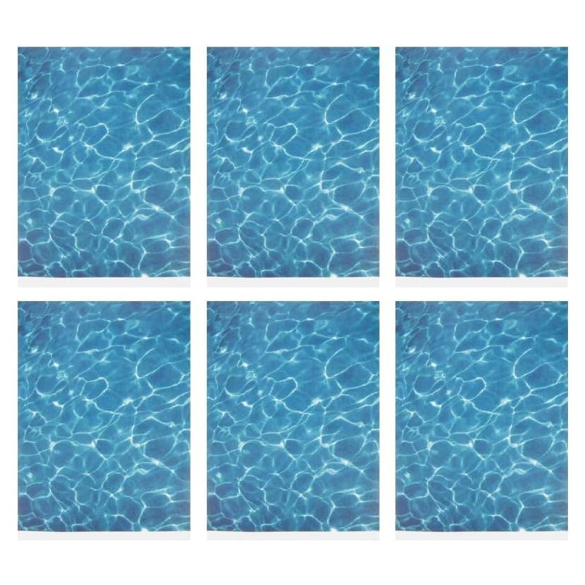 18 Hojas de Calcomanías de Agua en Olas VILLCASE 29.5x21cm