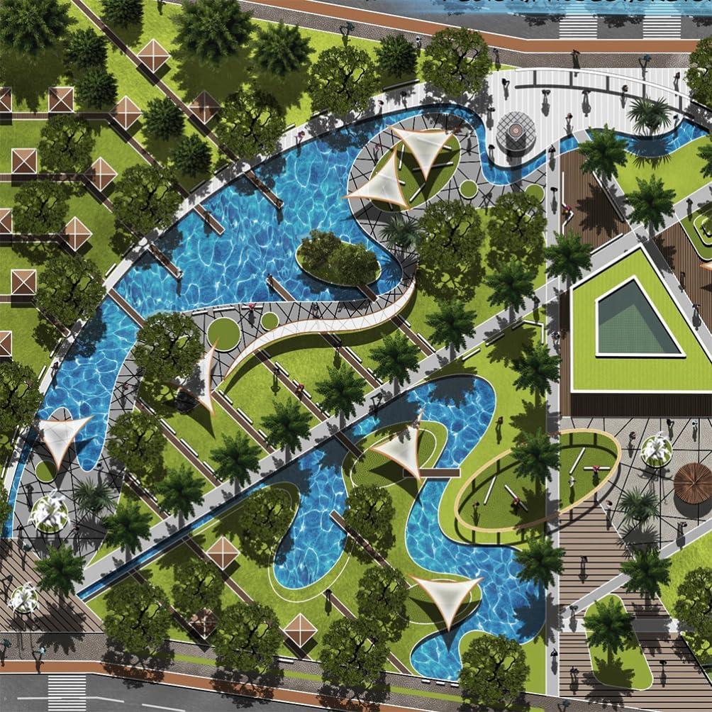 18 Hojas de Calcomanías de Agua en Olas VILLCASE 29.5x21cm