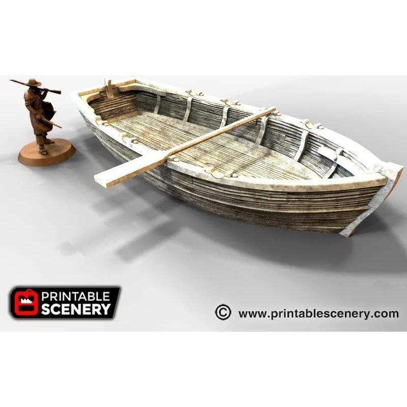 Bote de Remo EnderToys para Miniaturas 28mm - Escenografía 3D