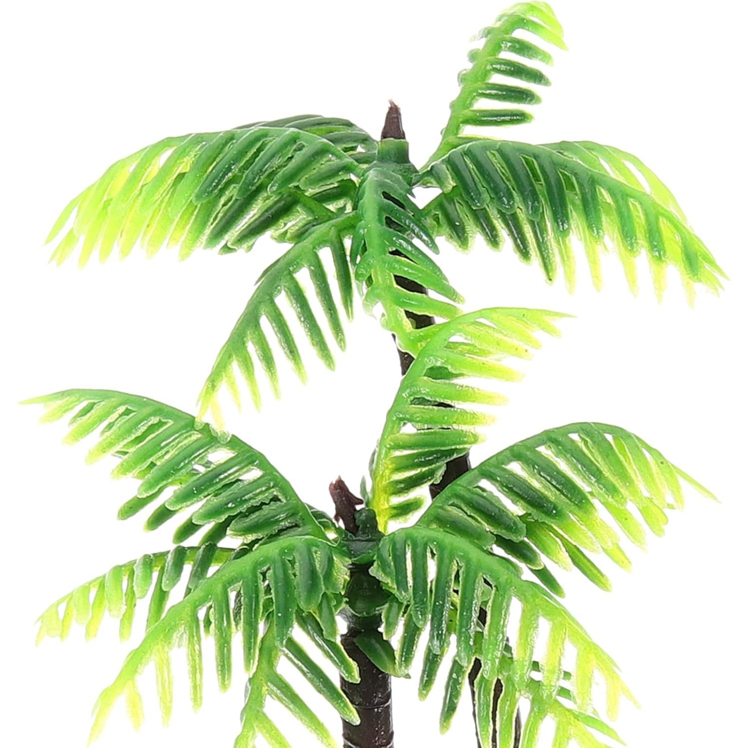 5 Mini Árboles de Palma Artificiales Abaodam 13CM Decoración