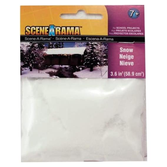 Nieve Realista Woodland Scenics 56.7 g para Dioramas