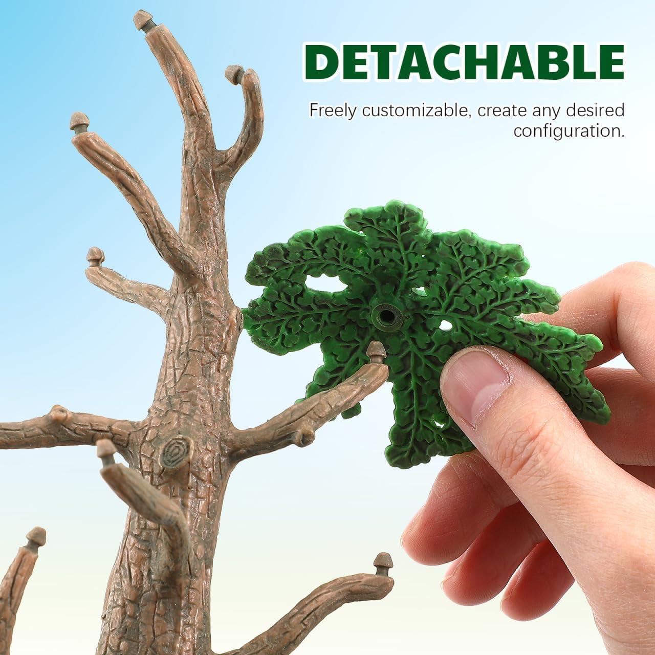 Adornos de Árboles de Ciprés Artificiales NUOBESTY 3 Pcs 24cm