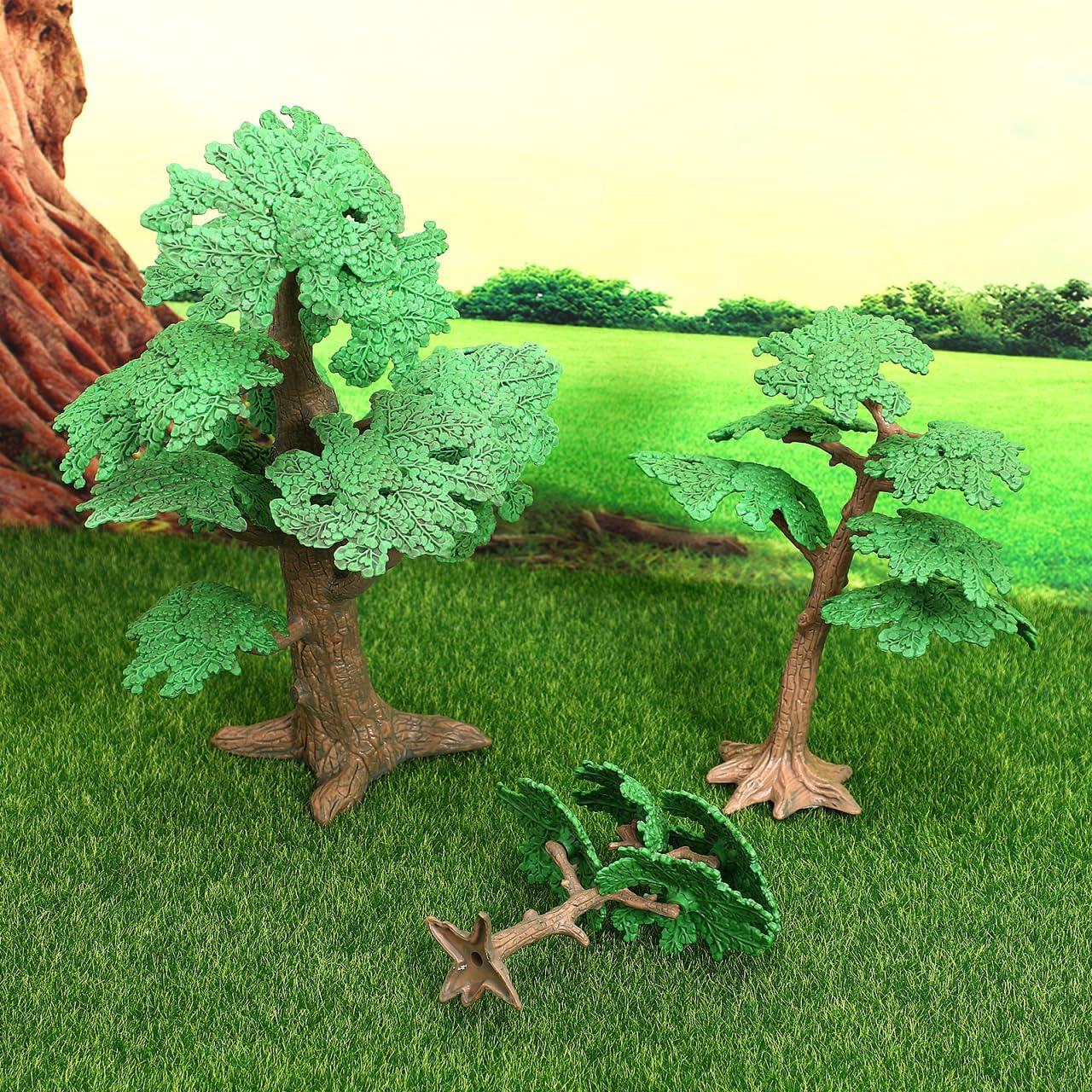 Adornos de Árboles de Ciprés Artificiales NUOBESTY 3 Pcs 24cm