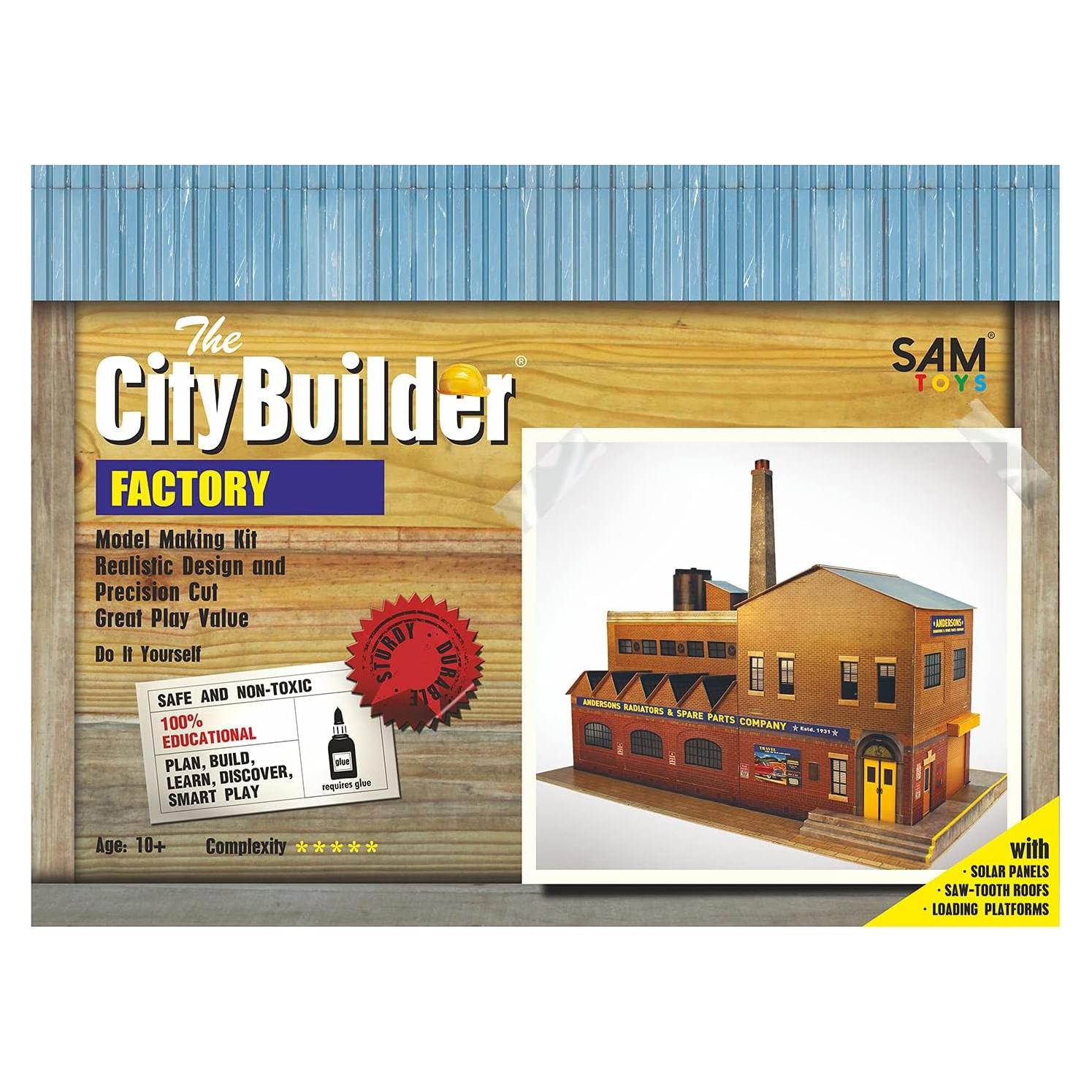 Kit de Modelos de Cartón CityBuilder - Edificio Ferrocarril Escala O