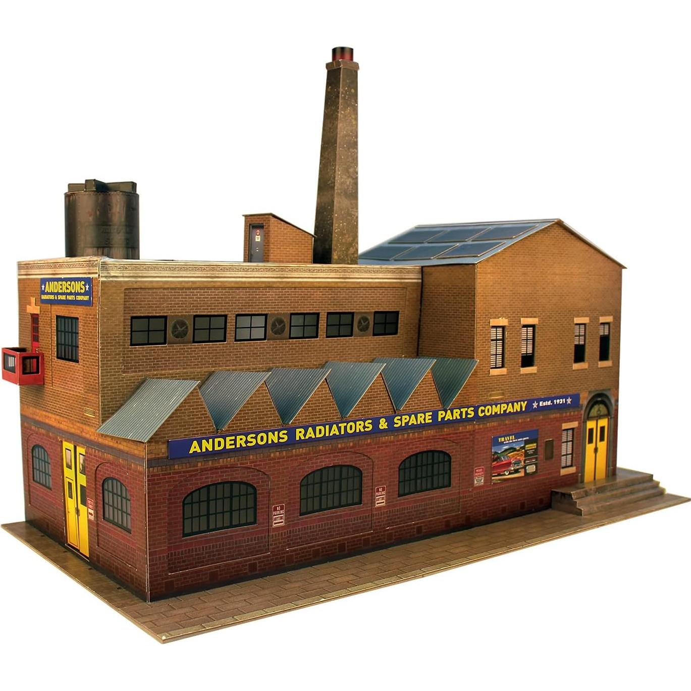 Kit de Modelos de Cartón CityBuilder - Edificio Ferrocarril Escala O