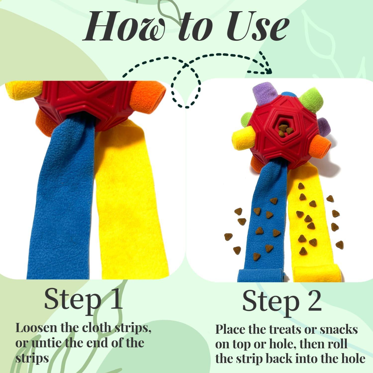 Pelota Snuffle CIIVURR Juguete Interactivo para Perros