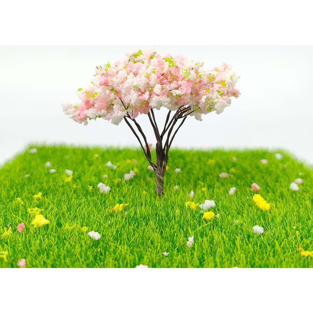 18 Árboles Miniatura de Flores Kayzyue para Jardín y Dioramas