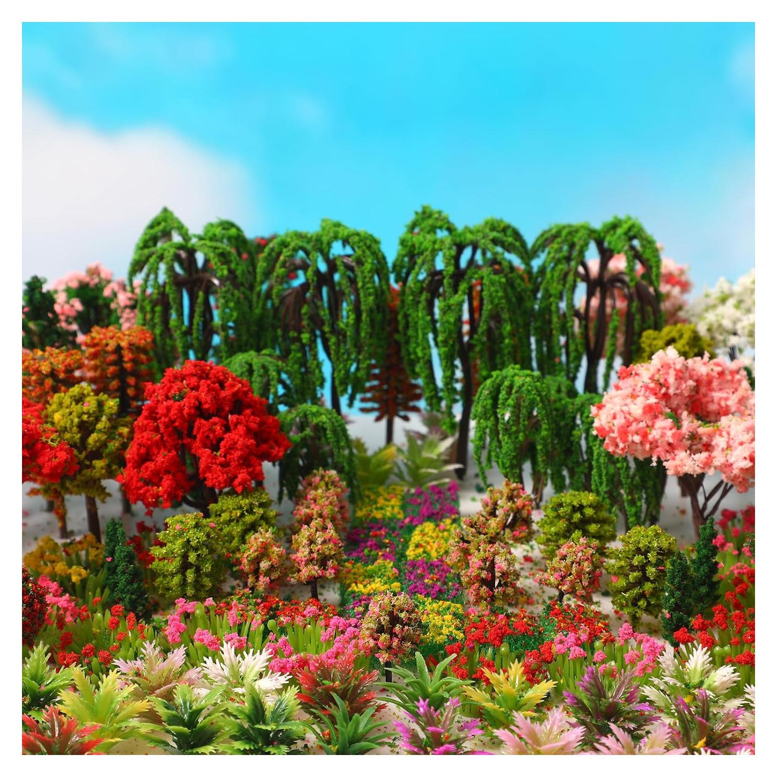 Libima 160 Piezas Mini Árboles Falsos para Manualidades DIY