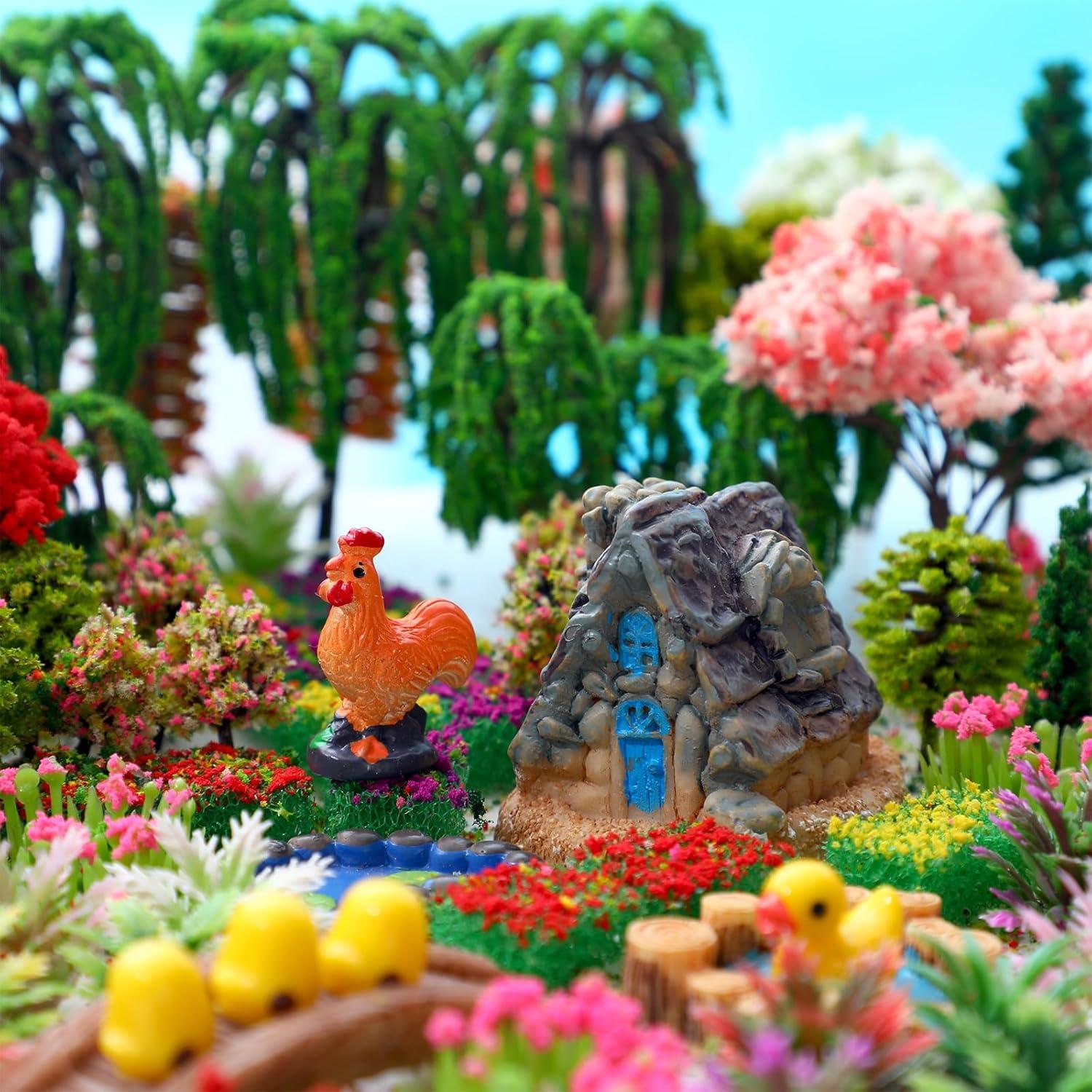 Libima 160 Piezas Mini Árboles Falsos para Manualidades DIY