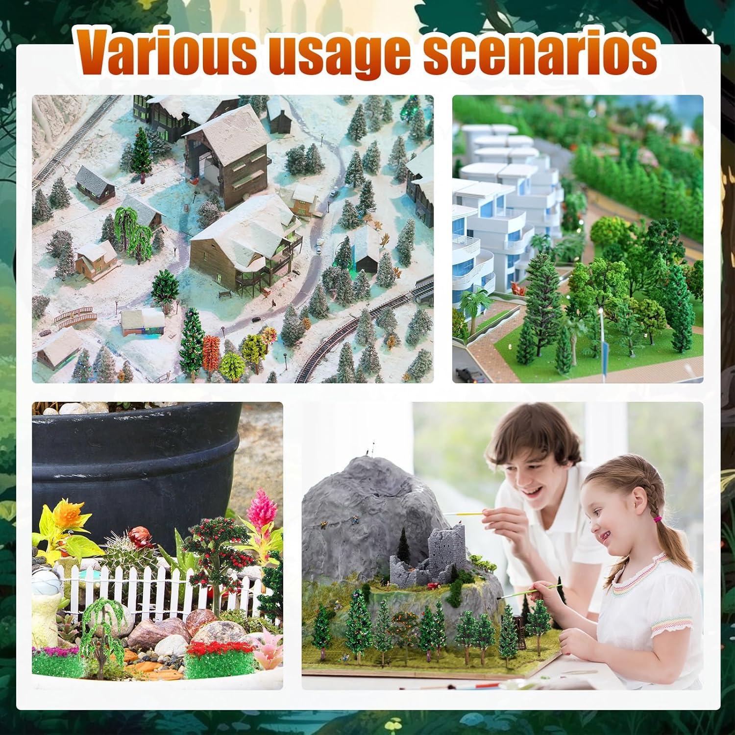 Libima 160 Piezas Mini Árboles Falsos para Manualidades DIY