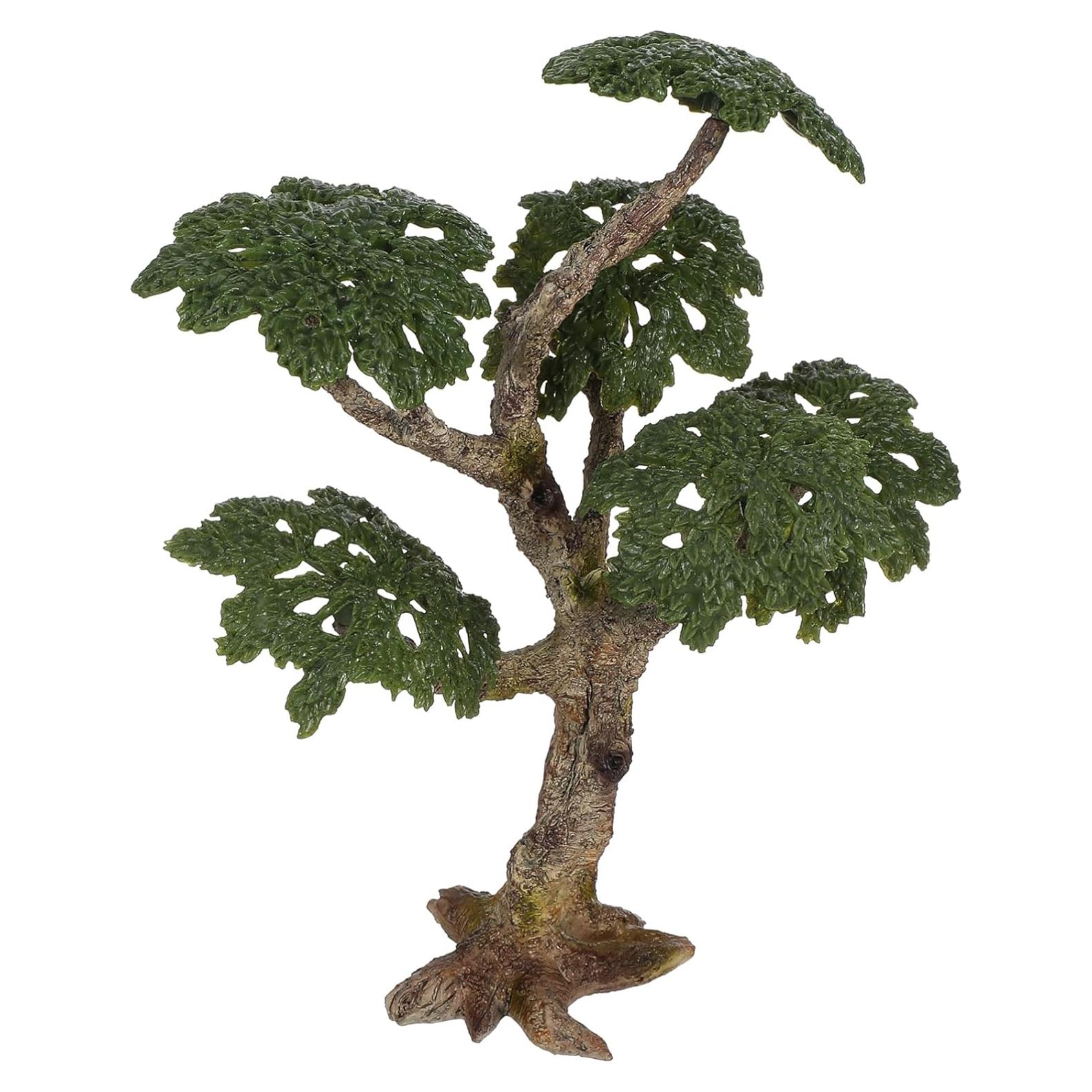 Árbol Miniatura Toyvian 18.9x15.2 cm para Dioramas