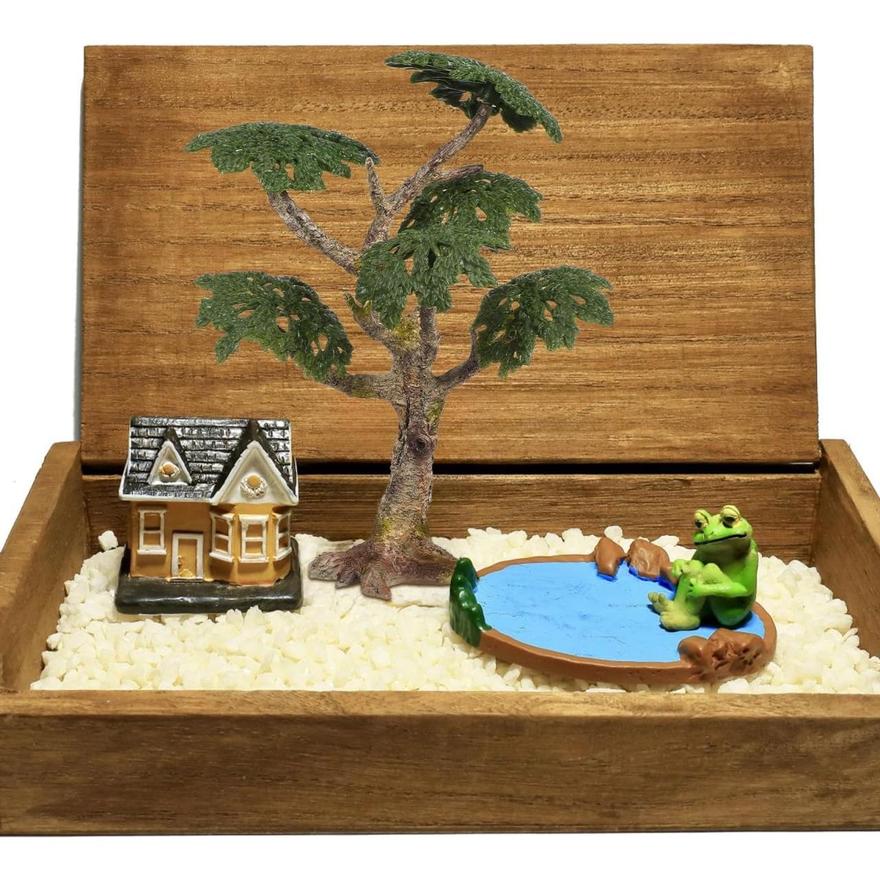 Árbol Miniatura Toyvian 18.9x15.2 cm para Dioramas