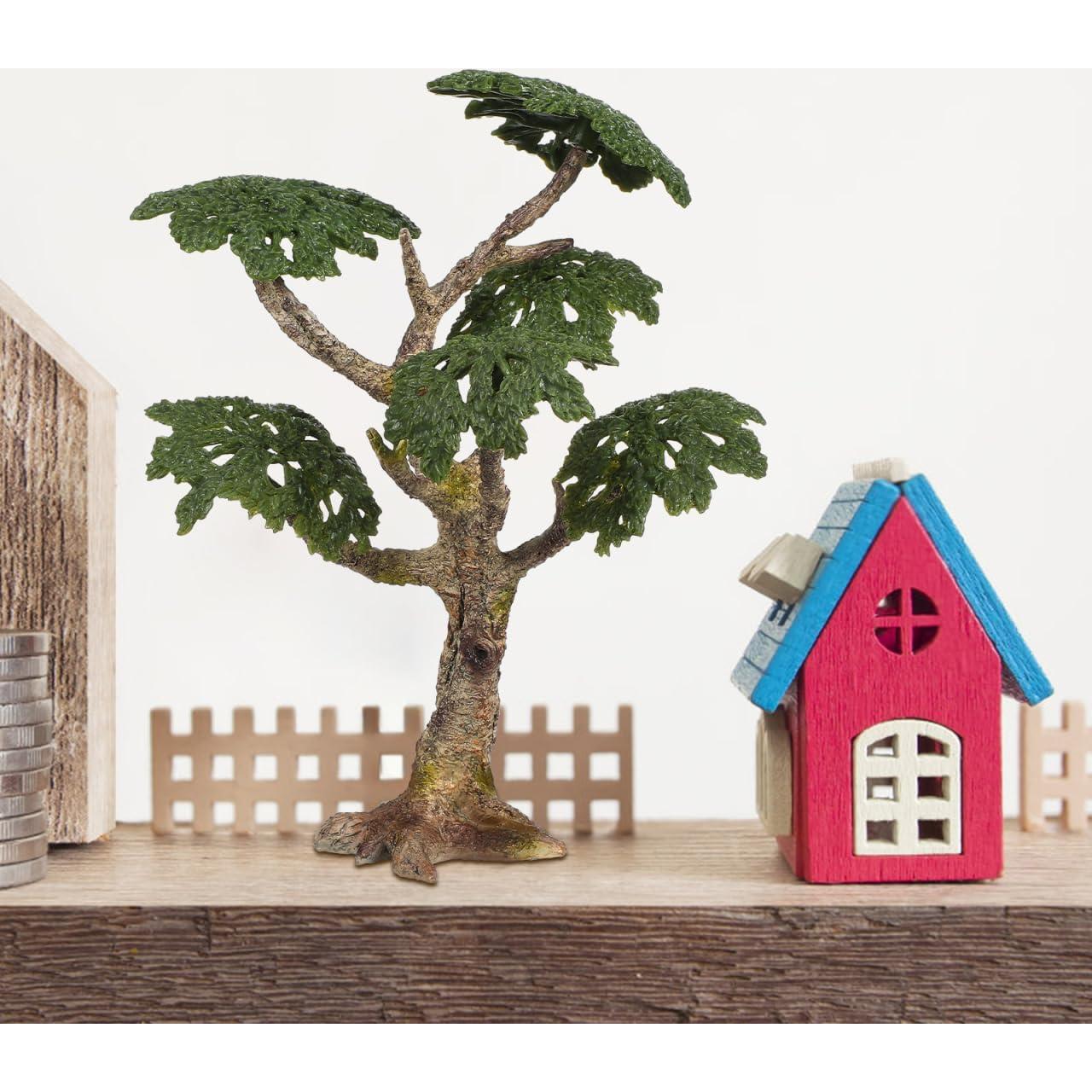 Árbol Miniatura Toyvian 18.9x15.2 cm para Dioramas