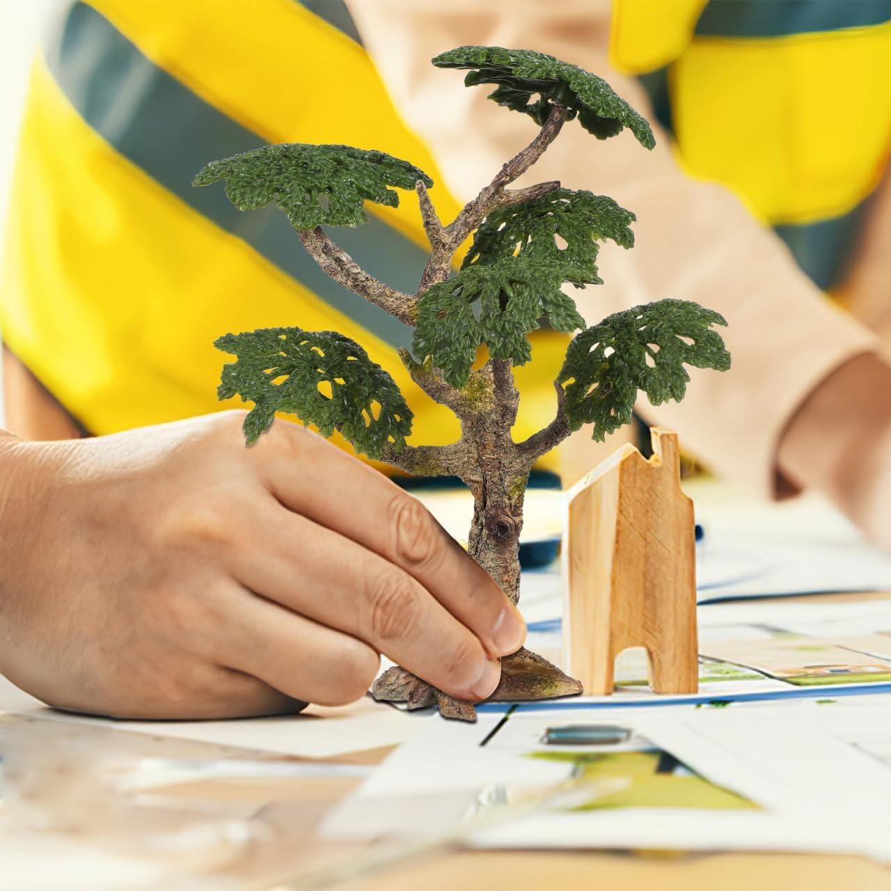 Árbol Miniatura Toyvian 18.9x15.2 cm para Dioramas