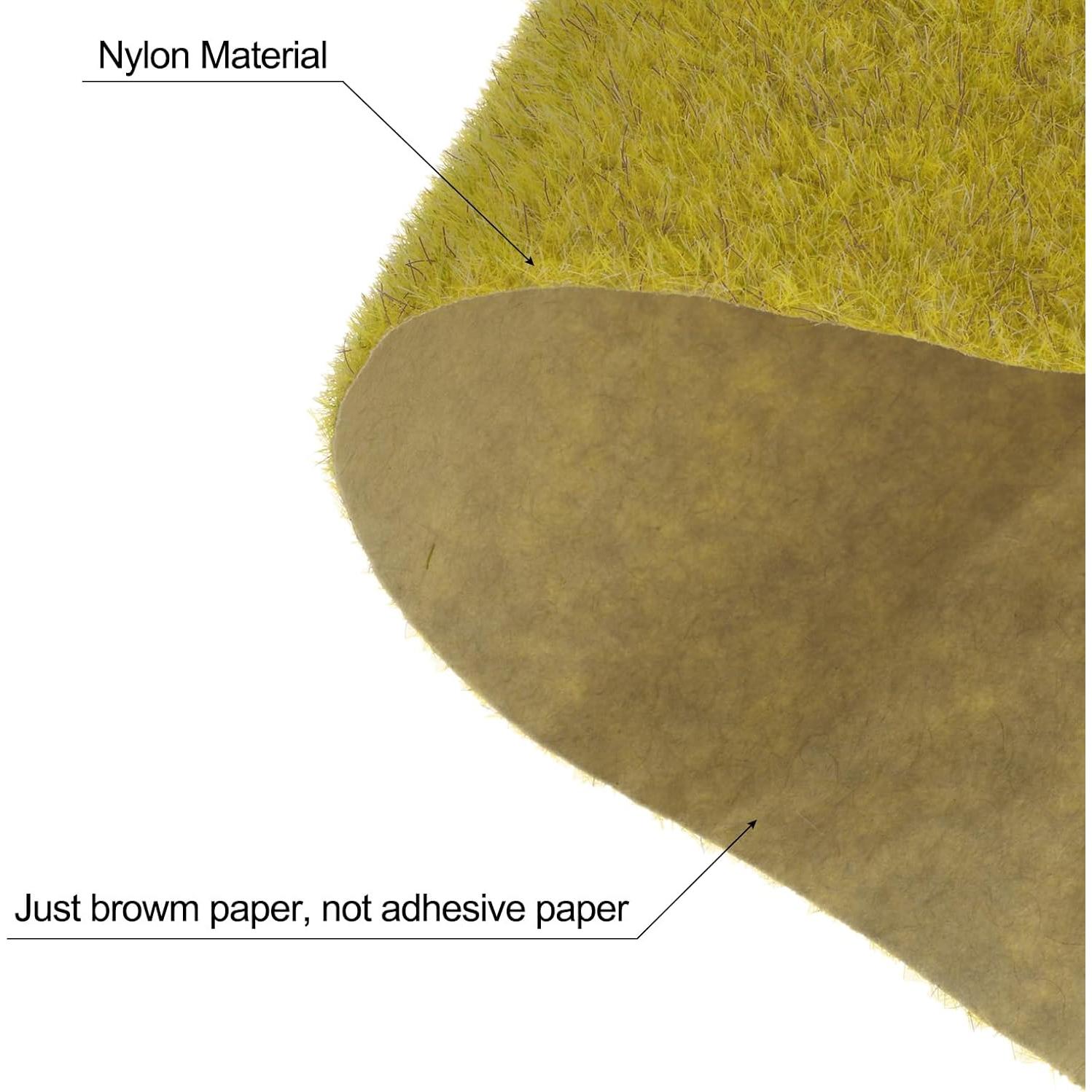 Alfombra de Césped Artificial MECCANIXITY 35x50cm Amarillo Dorado