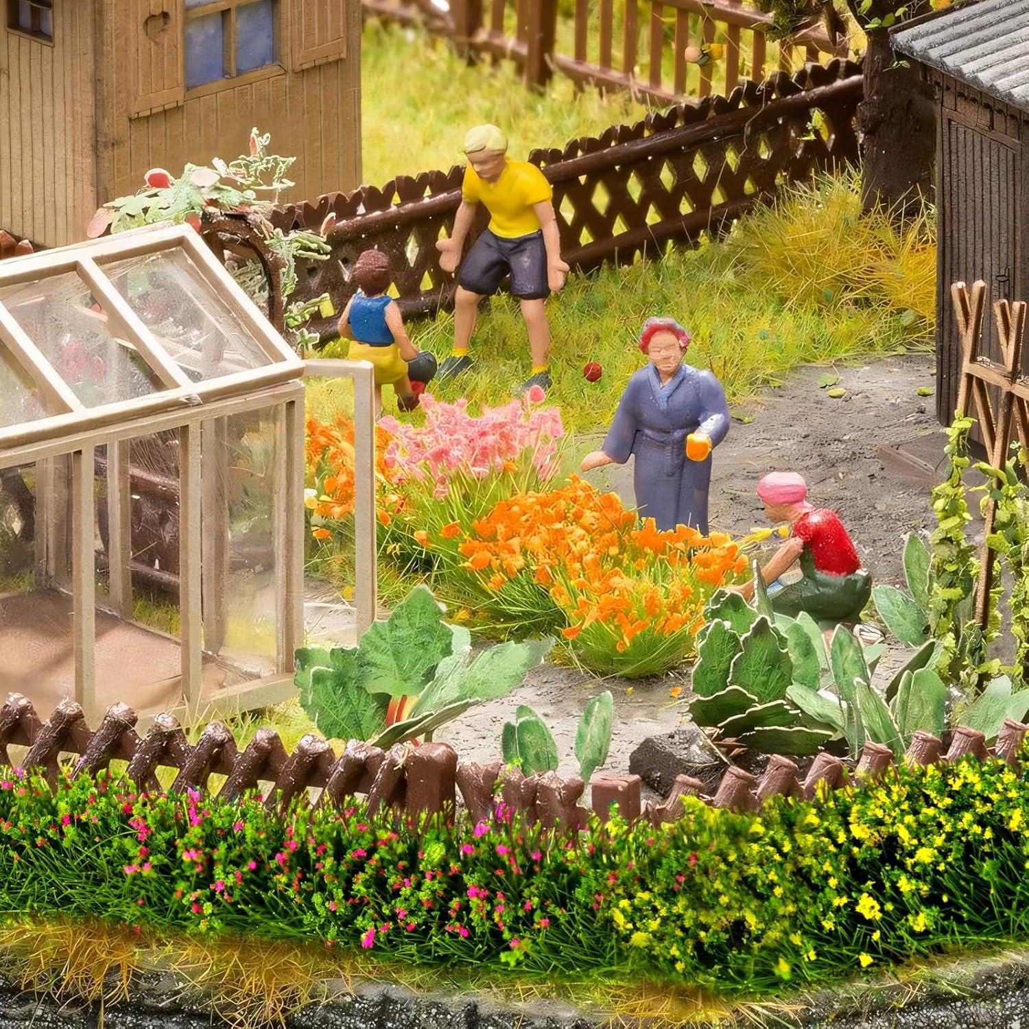 Ramos de Flores Miniatura Warmtree 12 Pcs Coloridos para Diorama