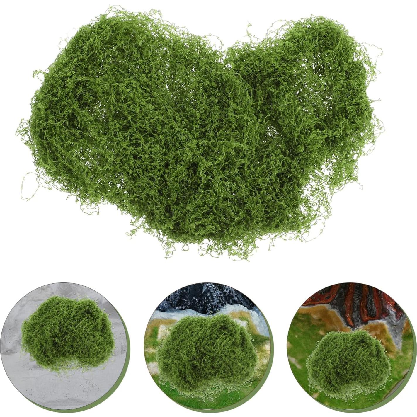 Vides en Miniatura HAPINARY - Algodón Verde Realista para Dioramas