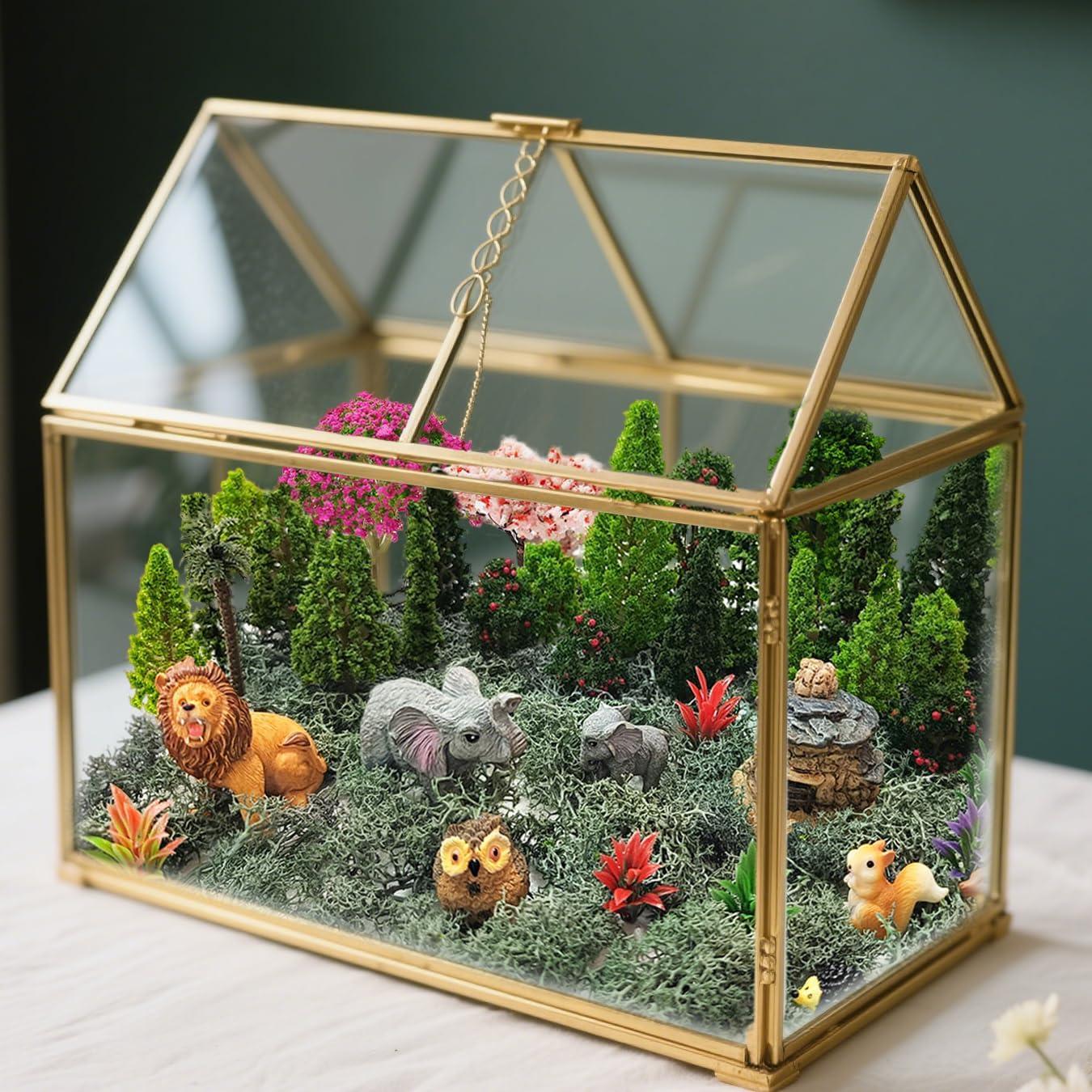 Kit de Diorama de Animales del Bosque OrgMemory 45 Pcs